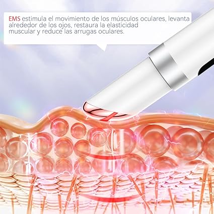 Masajeador de ojos eléctrico, dispositivo ocular antiarrugas y antienvejecimiento EMS.